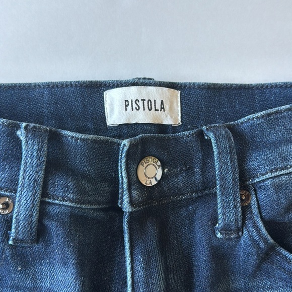 Pistola Woman’s Slit Front Hem Dark Blue Jeans - Picture 6 of 14